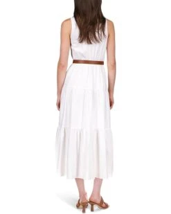 MICHAEL Michael Kors Linen Slub Tiered Dress | Dresses -Daily Shoe Love 616xr1H9v6L. AC SR736920
