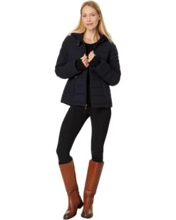 MICHAEL Michael Kors Zip Front Short Stretch M425125BZ | Coats & Outerwear -Daily Shoe Love 61DpX8HqNQL. AC SR736920