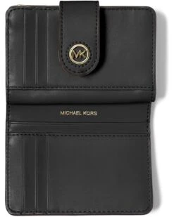 MICHAEL Michael Kors Mk Charm Small Tab Compact Pcoket Wallet | Bag and Travel Accessories -Daily Shoe Love 61X6Jm5fPHL. AC SR736920