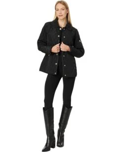 MICHAEL Michael Kors Snap Front Quilt M425969BZ | Coats & Outerwear -Daily Shoe Love 61iVv0lPSJL. AC SR736920