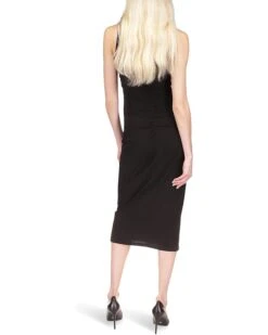 MICHAEL Michael Kors Sleeveless Center Front Ruched Midi Dress | Dresses -Daily Shoe Love 61qn1pA08WL. AC SR736920