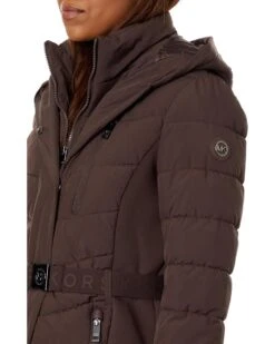 MICHAEL Michael Kors Belted Active Puffer A421168C | Coats & Outerwear -Daily Shoe Love 711AU2KIjL. AC SR736920