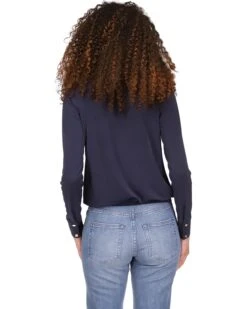MICHAEL Michael Kors Collar Wrap Top | Shirts & Tops 8 MICHAEL Michael Kors Collar Wrap Top | Shirts & Tops -Daily Shoe Love 716svO3Y6RL. AC SR736920