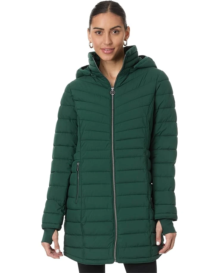 MICHAEL Michael Kors Mid Length Zip Front Packable M425528BZ | Coats & Outerwear 7 MICHAEL Michael Kors Mid Length Zip Front Packable M425528BZ | Coats & Outerwear - Image 5