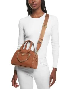 MICHAEL Michael Kors Williamsburg Small Bowling Satchel | Handbags -Daily Shoe Love 71UJpogxF7L. AC SR736920