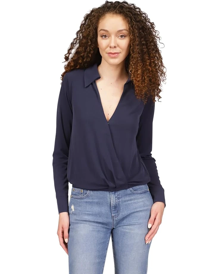 MICHAEL Michael Kors Collar Wrap Top | Shirts & Tops 3 MICHAEL Michael Kors Collar Wrap Top | Shirts & Tops