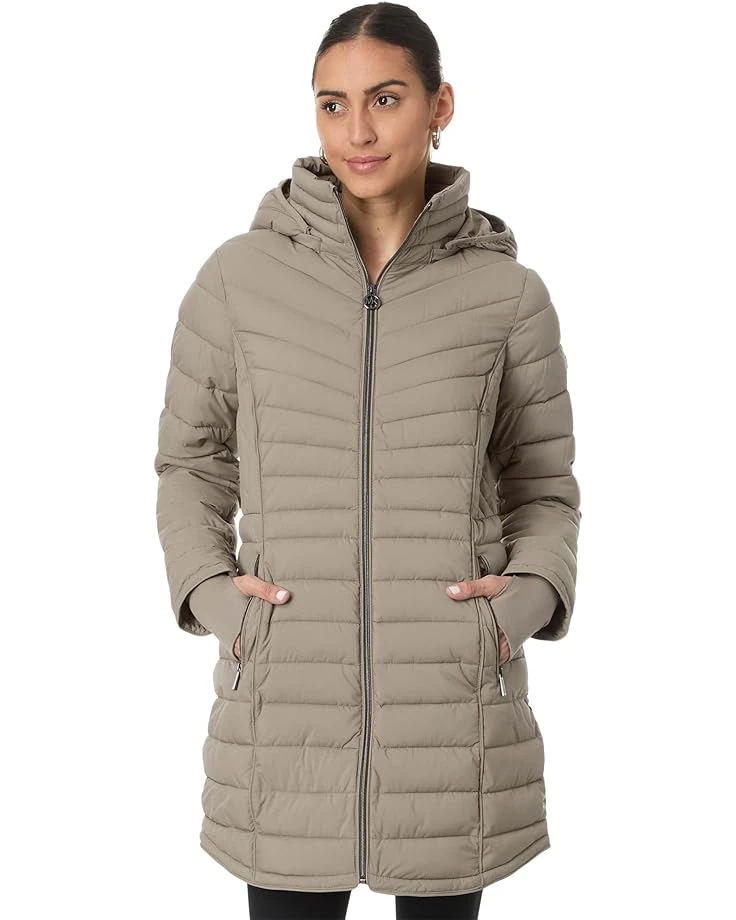 MICHAEL Michael Kors Mid Length Zip Front Packable M425528BZ | Coats & Outerwear 9 MICHAEL Michael Kors Mid Length Zip Front Packable M425528BZ | Coats & Outerwear - Image 7